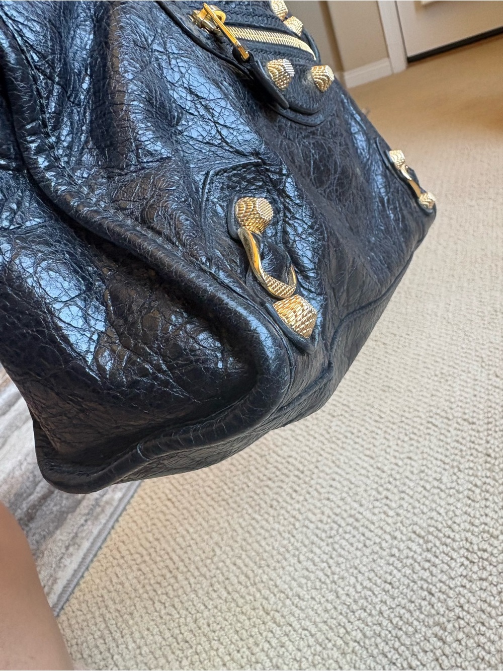 Balenciaga Le City bag with gold size medium - Picture 7 of 14